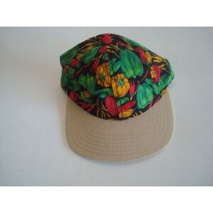 HOT PEPPERS USA MADE    90S STRAPBACK GOLF BEACH  DEADSTOCK HAT CAP VINTAGE A1